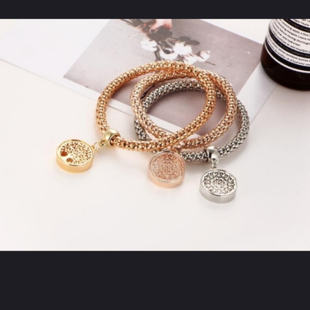 Silver, Gold & Rosegold Tree of Life Bracelets